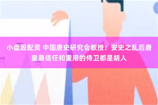 小盘股配资 中国唐史研究会教授：安史之乱后唐皇最信任和重用的侍卫都是胡人