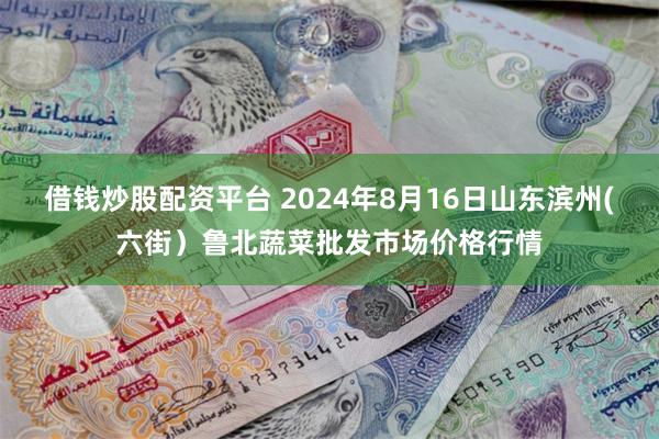 借钱炒股配资平台 2024年8月16日山东滨州(六街）鲁北蔬菜批发市场价格行情