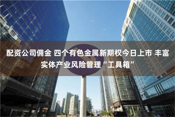 配资公司佣金 四个有色金属新期权今日上市 丰富实体产业风险管理“工具箱”