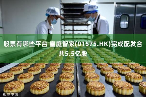 股票有哪些平台 皇庭智家(01575.HK)完成配发合共5.5亿股