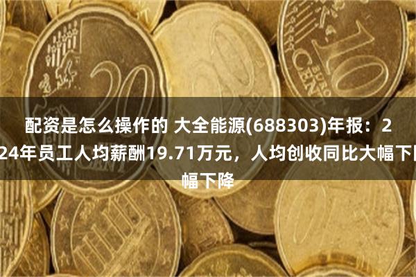 配资是怎么操作的 大全能源(688303)年报：2024年员工人均薪酬19.71万元，人均创收同比大幅下降