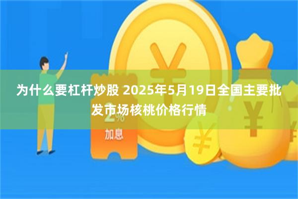 为什么要杠杆炒股 2025年5月19日全国主要批发市场核桃价格行情